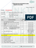 10 Jan 24 - Checklist Persyaratan Izin Klinik Kota Jakarta Selatan