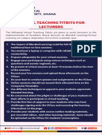 Virtual Teaching Titbits For Lecturers