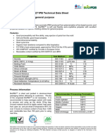 BioPBS FZ71PM and FZ71PB Technical Data Sheet For Injection Molding