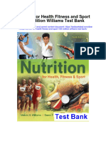 Instant Download Nutrition For Health Fitness and Sport 10th Edition Williams Test Bank PDF Full Chapter
