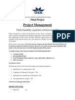 Final Project Project Management