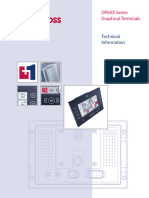 PINAGEM SAUER DANFOSS DP6XX Series Graphical Terminals. Technical Information