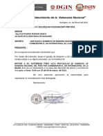 Invitación A Izamiento de Bandera Nacional Del Perú, Por Conmemorar El Día Internacional de La Mujer.