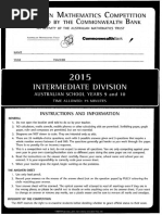 AMC 2015 Intermediate Qs