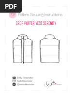 SewingInstruction Crop Vest