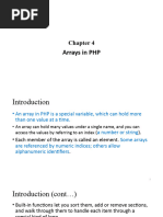 Chapter 4 Arrays in PHP