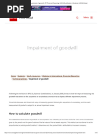 Impairment of Goodwill - F7 Financial Reporting - ACCA Qualification - Students - ACCA Global