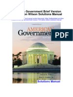 Instant Download American Government Brief Version 11th Edition Wilson Solutions Manual PDF Full Chapter