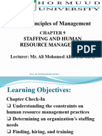 Chapter 9 Staffing and HRM