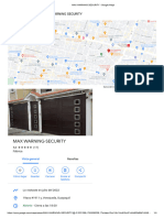MAX WARNING SECURITY - Google Maps