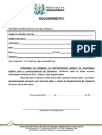 Requerimento para Declaracao Bem Publico Ou Espaco Publico