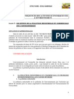 5ème G5-Les Effets Dela Pollution Industrielle Et Commerciale Sur Lenvironnement