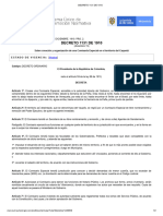 DECRETO 1131 DE 1910. Crea CE Vaupés