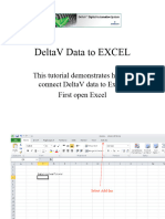 DeltaV To Excel Tutorial v11