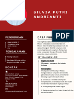 Red and White Richard Creative Resume