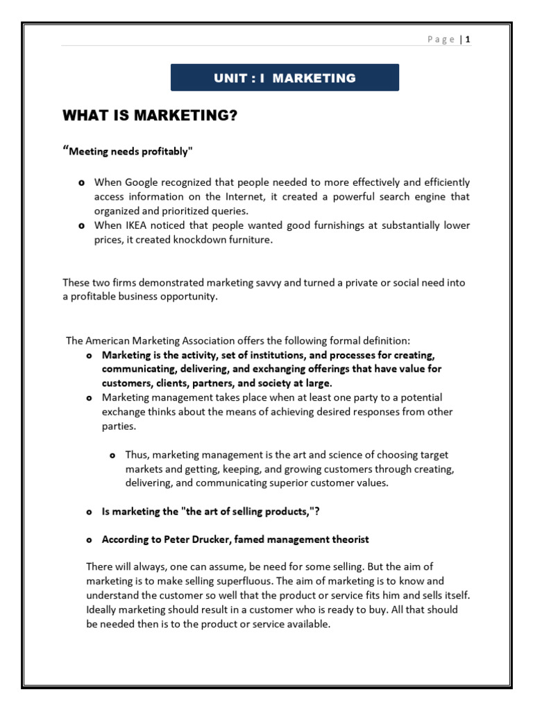 Understanding Marketing Fundamentals | PDF | Marketing | Consumer Behaviour