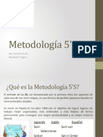 Metodología 5'S: Ing. Samuel Escala Blackbelt 6 Sigma