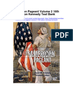 Instant Download American Pageant Volume 2 16th Edition Kennedy Test Bank PDF Full Chapter