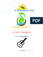Curso de Verano 2020 Guitarra G.1