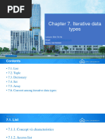 Chapter 7 - Iterative - Data Types - Part1