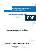 Seminario Cadifa 2023 - Aspectos Administrativos