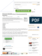 Veja Quais São Os Processos Vitais para o Funcionamento Do Windows