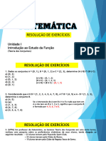 2 Aula - Teoria Dos Conjuntos (Exercício)