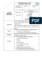 Spo Cara Penggunaan Apd