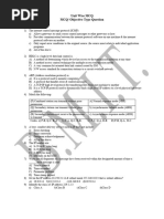 Unit Wise MCQ's