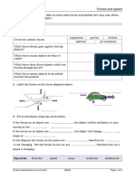 Learning Objective: To Be Able To Name Some Forces and Explain How They May Affect