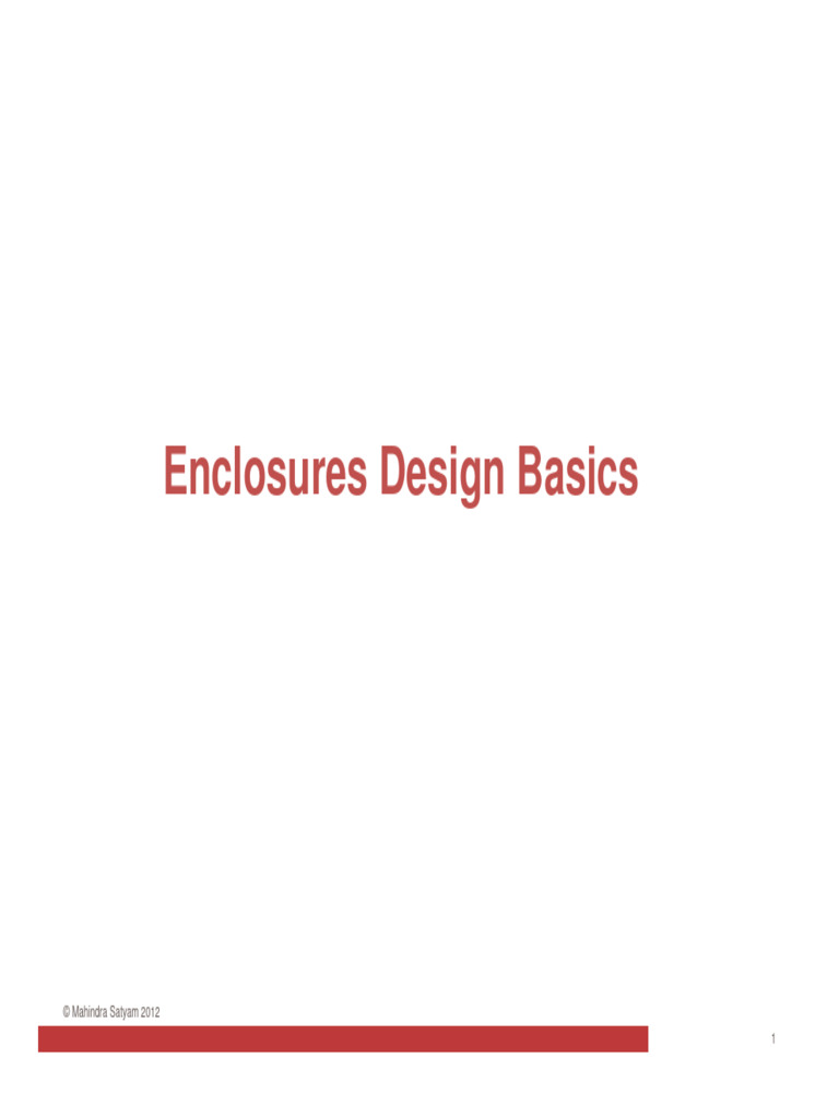 Enclosure Design Guidelines Overview | PDF | Rolling (Metalworking) | Steel