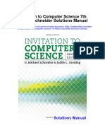 Instant Download Invitation To Computer Science 7th Edition Schneider Solutions Manual PDF Full Chapter