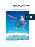 Instant Download Invitation To Health 16th Edition Dianne Hales Solutions Manual PDF Full Chapter