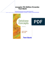 Instant Download Database Concepts 7th Edition Kroenke Test Bank PDF Full Chapter
