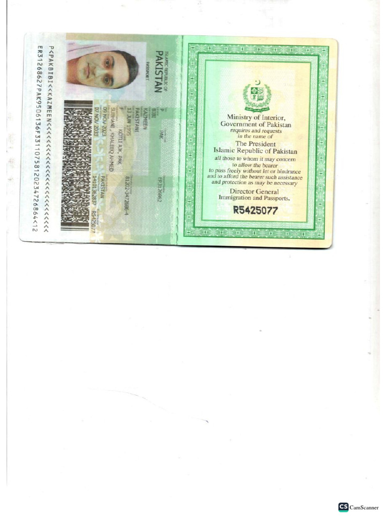 Passport Front | PDF