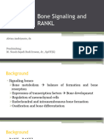 Bone Signaling and RANKL Alvian Andriyanto