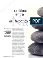 Equilibrio entre el sodio y el potasio