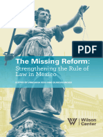 The Missing Reform Strengthening The Rule of Law in Mexico