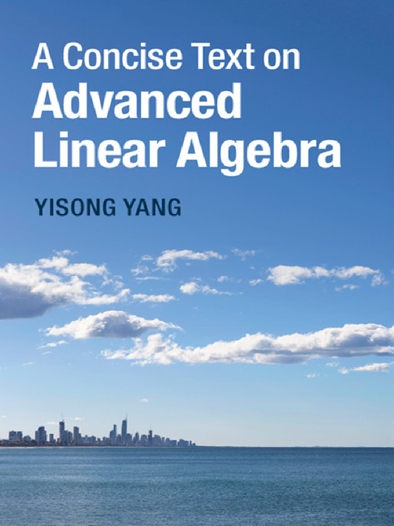 a-concise-text-on-advanced-linear-algebra-pdf-vector-space-matrix