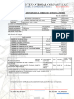 Certificado de Pozo A Tierra 5TO PISO