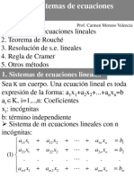 Sistemas de Ecuaciones Lineales. Tema 3