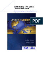 Instant Download Strategic Marketing 10th Edition Cravens Test Bank PDF Full Chapter