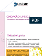 Oxidação Lipídica