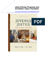 Instant Download Juvenile Justice Policies Programs and Practices 3rd Edition Taylor Test Bank PDF Full Chapter