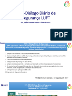 DDS-Diálogo Diário de Segurança LUFT - Lição Ponto A Ponto Fevereiro 15 A 19