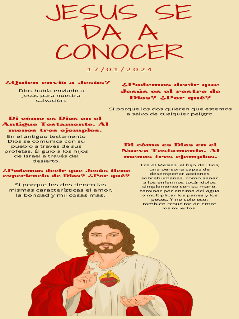 Jesus Se Da A Conocer Pdf