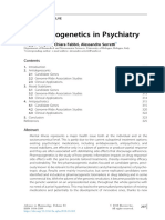 Pharmacogenetics in Psychiatry: Filippo Corponi, Chiara Fabbri, Alessandro Serretti