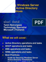 Managing Windows Server 2003 and Active Directory Best Practices