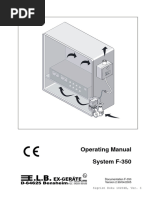 Instruction Manual-Instruction Manual E.L.B. Bachmann Ex Switching Unit - F-350 (10204E-3-E)