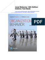 Instant Download Organizational Behavior 18th Edition Robbins Test Bank PDF Full Chapter